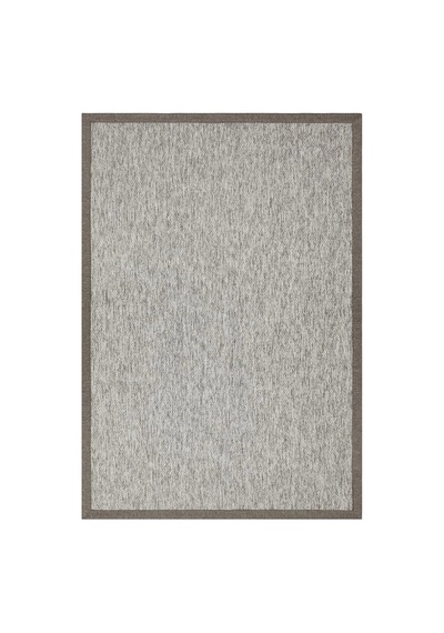 Eko Halı Ventura Vnt 2704 Grey Bordür Dark Mix Sisal Görünümlü İç Ve Dış Mekan Uyumlu Hav Vermeyen M