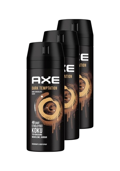 Erkek Deodorant Dark Temptation 150 Mll 3'lü Avantaj Paketi 8690637981494-003
