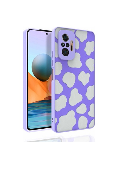 Redmi Note 10 Pro Kılıf Desenli Kamera Korumalı Parlak Nora Kapak - No6 NO6 No6