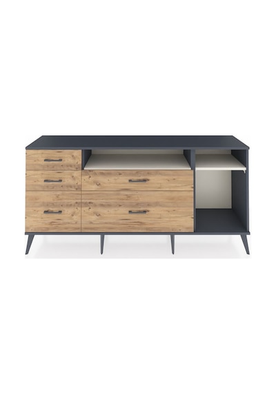 Hyperion Konsol 2 Raflı 5 Çekmeceli 176x44x83 Antrasit-aytaşı/çam Aytaşı/çam Hyperion Konsol 2 Raflı 5 Çekmeceli 176x44x83 Antrasit-aytaşı/çam Aytaşı/çam