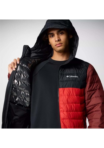 Columbia Powder Lite Iı Hooded Erkek Mont Kırmızı