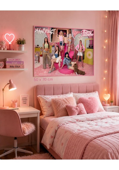 Mythos Statik Poster Manifest Toz Pembe 50 X 70 Cm Resmi Lisanslı