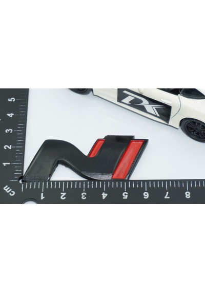 Dk Tuning Hyundai N Line Bagaj 3m 3d Kırmızı Siyah Logo Amblem Ro