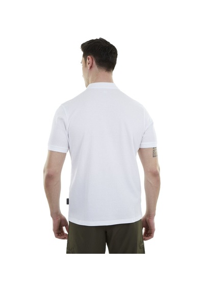 Alpinist Edge Erkek Polo T-shirt Beyaz 001