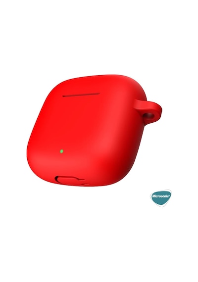 Xiaomi Redmi Buds 3 Kılıf Askılı Mat Silikon Lila Redmi Buds 3 İle Uyumlu Kılıf - Lila