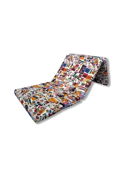 Lüks Katlanır Yatak 70x180x6 Cm Sünger Love Desen