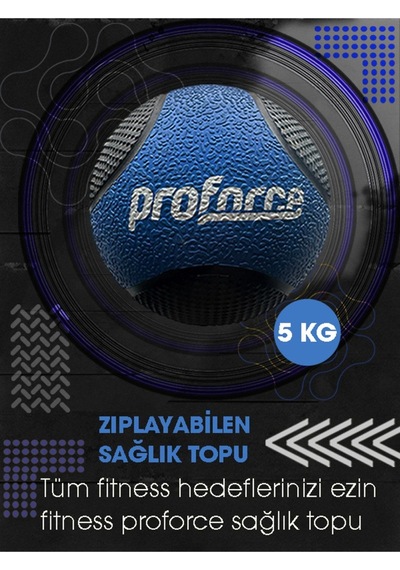 Proforce Zıplayan Sağlık Topu 5 Kg St5