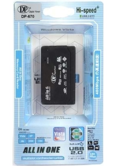 Çoklu Kart Okuyucu Compact Flash Sd Micro Sd Mm Stick Xd Usb 2.0