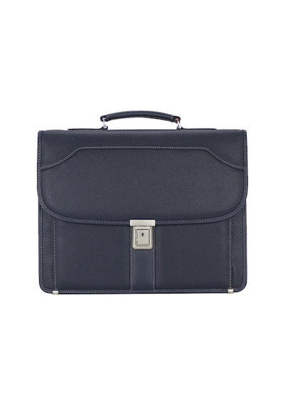 Case Club Notebook Laptop Evrak Çantası 15.6'inç 5 Bölmeli Su Geçirmez Omuz Askılı Lacivert