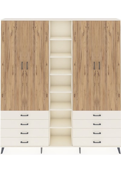 Arges Dolap 10 Raflı 8 Çekmeceli 2 Askılı 220x30x243 Aytaşı-çam/aytaşı Atlas Çam/aytası Arges Dolap 10 Raflı 8 Çekmeceli 2 Askılı 220x30x243 Aytaşı-çam/aytaşı Atlas Çam/aytası
