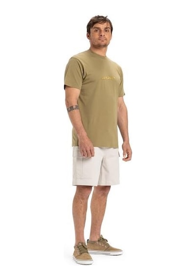 Quiksilver Eqyzt08049-26114 Ev Disconnect Effects Ss Erkek Spor Tişört Yeşil