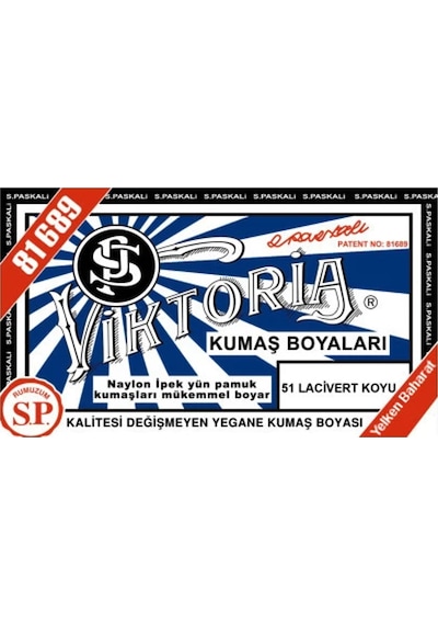 Viktoria Kumaş Boyası 10 gr 1 Paket