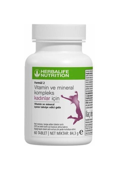 Herbalife Kadınlar için2 Vitamin ve Mineral Kompleks 60 Tablet