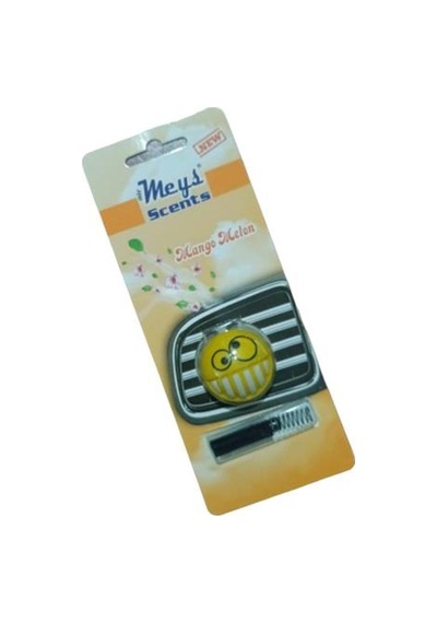 Meys Sarı Emoji Havalandırma Klips Araç Oto Izgara Kokusu Mango