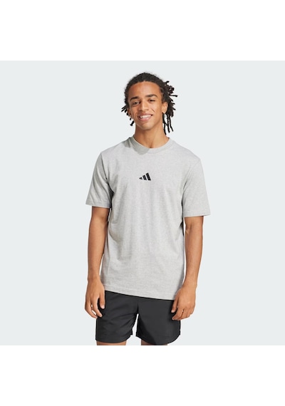 Adidas Essentials Small Logo Single Jersey Erkek Tişört C-adıjf1091e50a00 Gri