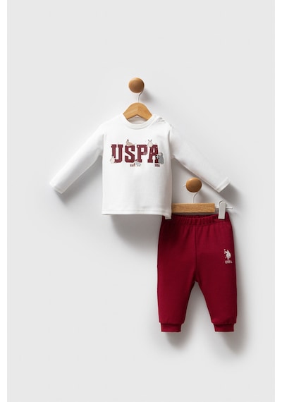 U.S. Polo Assn. Erkek Bebek Bordo Takım Bordo