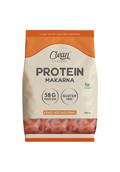 Clean Powders Protein Makarna Kırmızı Mercimek 240 Gr 2 Adet - Aromasız