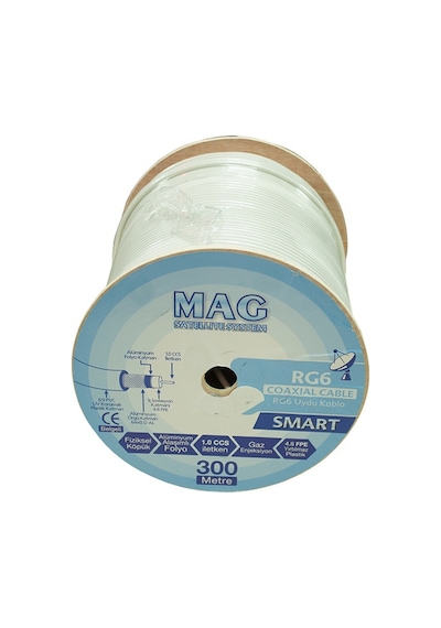 MAG SMART RG6/U4 64 TEL ANTEN KABLOSU (300 METRE)
