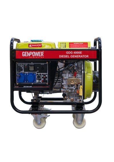 Gdg 4000 E Oto Model 4 Kva Marşlı Dizel Kabinsiz Otomatik Transfer Panolu Monofaze Jeneratör