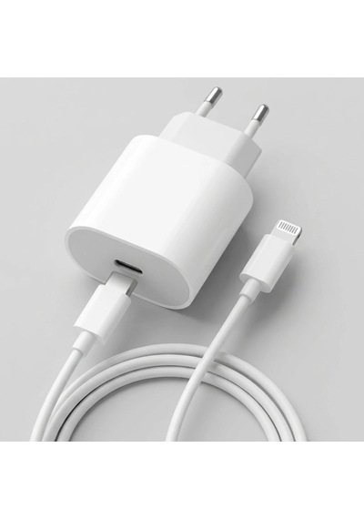 Durukar 20w Hızlı Şarj Adaptörü Usb-c To Lightning Kablolu Pd Destekli Süper Hızlı Şarj Cihazı