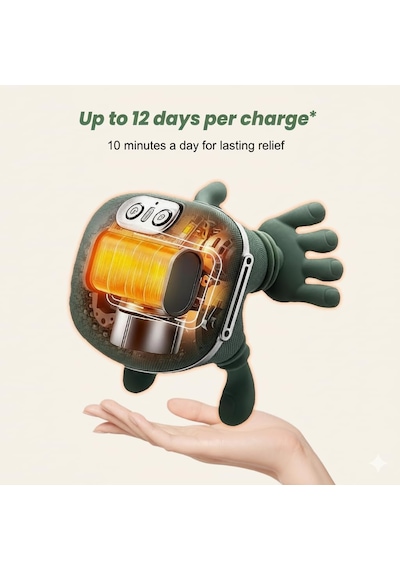 Ev Ofisi İçin Boyun Masajı - Gergin Omuzları Hedef Alır - Sessiz Isı, Kablosuz, Kullanımı Kolay