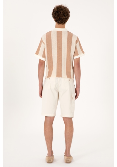 U.s. Polo Assn. Erkek Krem Şort / Bermuda 50300424-vr071 Krem