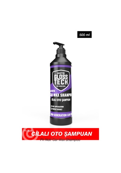 Auto Glosstech Cilalı Oto Şampuan Car Wax Shampoo 500ml