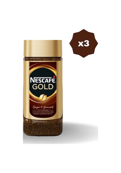Nescafe Gold Cam 200 Gr - 3 Adet Granül
