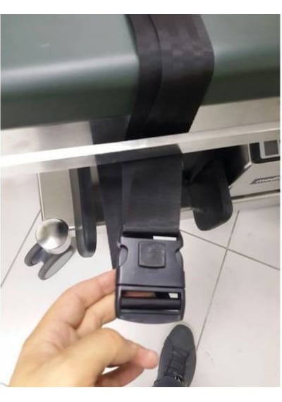 Vücut Tespit Kemeri Hasta Bağlama Sabitleme Kemeri Tekerlekli San