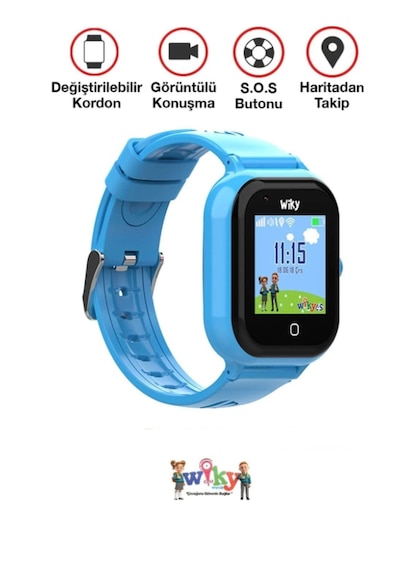 Wiky Watch 4S Sim Kartlı Akıllı Çocuk Saati (İthalatçı Garantili)