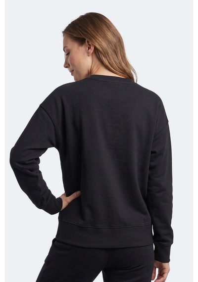 Slazenger Kunto I Kadın Siyah Sweatshırt