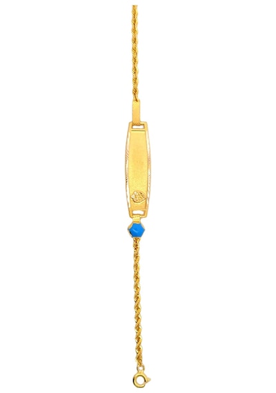 Cigold Taşlı Çocuk Bileklik 14 Ayar Altın 1.50 Gr Oa-c11303029248 Renkli Çok Renkli