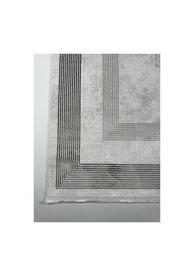 Merinos Vista Gri %100 Akrilik Halı Yumuşak Dokulu Modern Salon Oturma Odası Halısı 39402-98