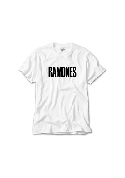 Ramones Text Beyaz Tişört Beyaz