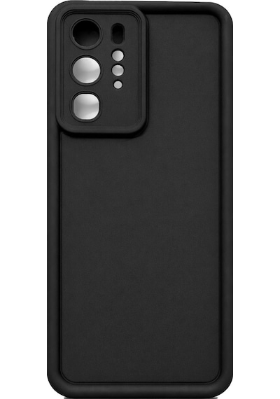 Huawei P40 Pro Uyumlu Kamera Çıkıntılı Mat Silikon Telefon Kılıfı Siyah