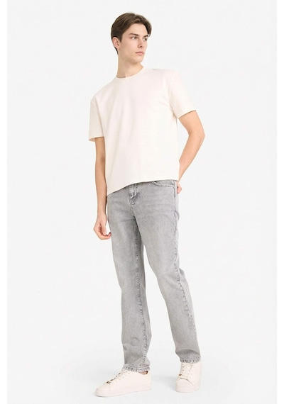 Defacto Straight Fit Jean Pantolon E9102ax26spnm18 Gri-nm18