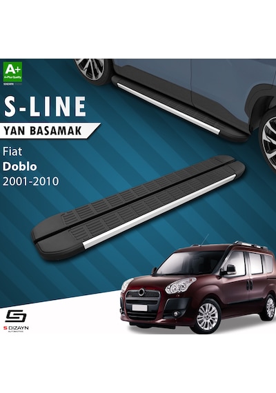 S-Dizayn Fiat Doblo S-Line Aluminyum Yan Basamak 183 Cm 2001-2010