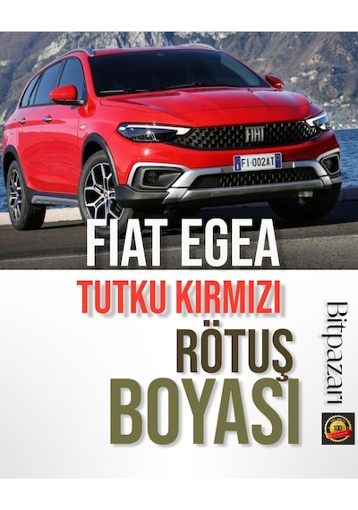 Fiat Egea Tutku Kırmızı 168 - Uyumlu Profesyonel Çizik Ve Taş İzi  Rötuş Boyası 30ml.