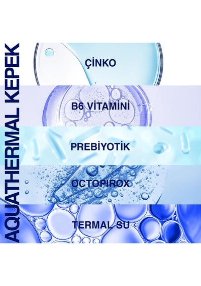Aqua Thermal Kepek Karşıtı Şampuan Termal Su Ve Bitkisel İçerikli Saç Bakımı Yoğun Kepek Önleyici Diğer