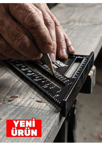 Sgs1695 - 180mm Alüminyum Üçgen Cetvel