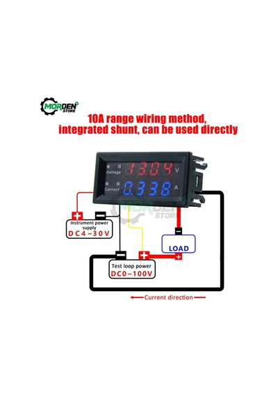 3bit 100v 10a-m4430 Dc 100v 200v 120v 10a Elektronik Volt Amp Metre Test Cihazı Dijital Voltmetre Ampermetre 0.28 ''led Ekran Voltaj Regülatörü