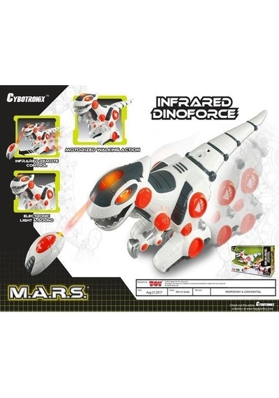 Kumandalı Dinazor M.a.r.s. Dinoforce Yürüyebilen Işıklı Robot Din