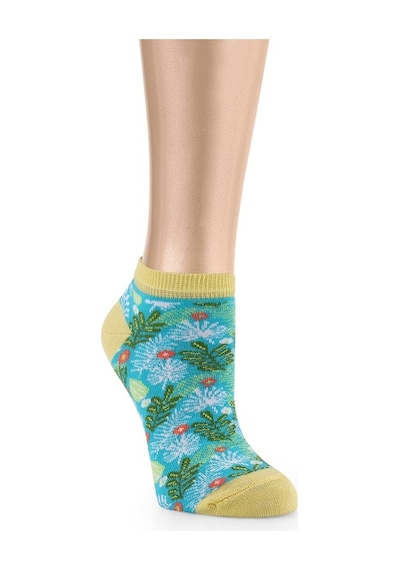 Ozzy Socks 5 Çift Eğlenceli Desenler Kadın Patik Çorap Ozzyp001 Çok Renkli