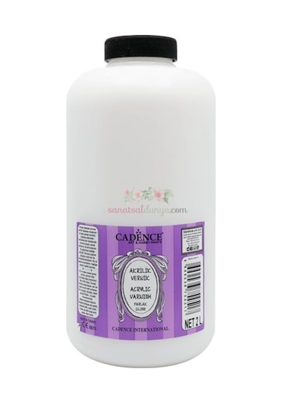 Cadence Su Bazlı Vernik 2000Ml Parlak