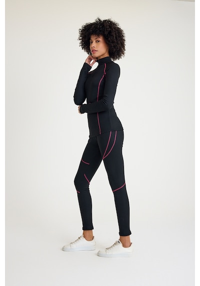 Scorp Thermo-fit Extreme Kadın Termal İçlik Alt Kayak İçliği Siyah Siyah