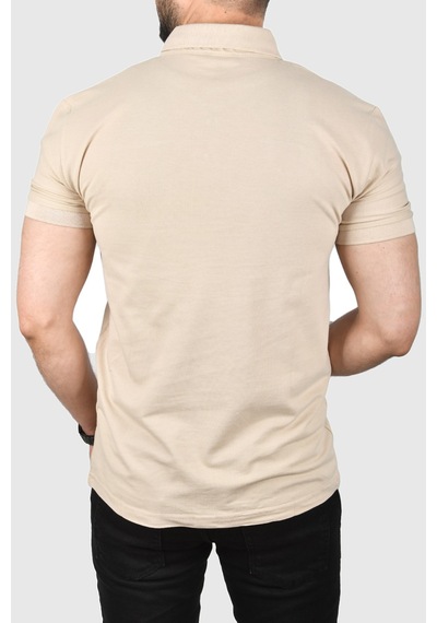 Deepsea Erkek Bej Slim Fit Nefes Alan Pamuklu Kumaş Dar Kesim Kıvrılmaz Yaka Polo Yaka Tişört 2503019 Bej Deepsea Erkek Bej Slim Fit Nefes Alan Pamuklu Kumaş Dar Kesim Kıvrılmaz Yaka Polo Yaka Tişört 2503019 Bej