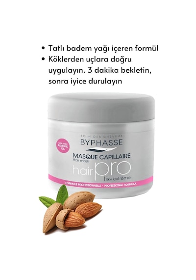 Byphasse Hair Pro Asi Saçlar İçin Koruyucu ve Yatıştırıcı Bakım Maskesi 500 ML