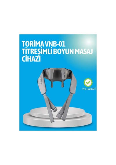 Vnb-01 Titreşimli Boyun Masaj Aleti Gri Renk Şık Tasarım
