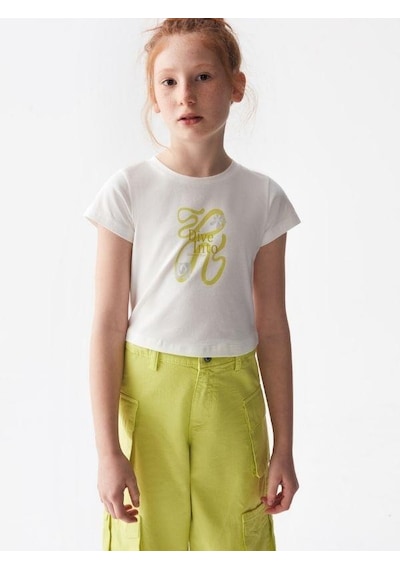 Nk Kids Kız Çocuk Kargo Cepli Pantolon-13837-neon Yeşil Neon Yeşil