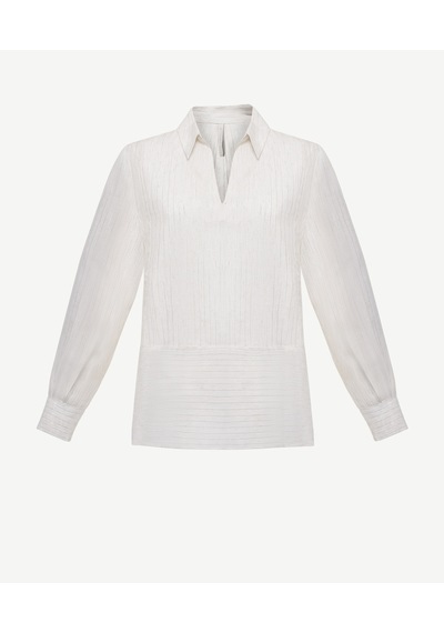 Yargıcı Tunik Boy Klasik Kesim Gömlek 25ykgm6035p 063 Bej